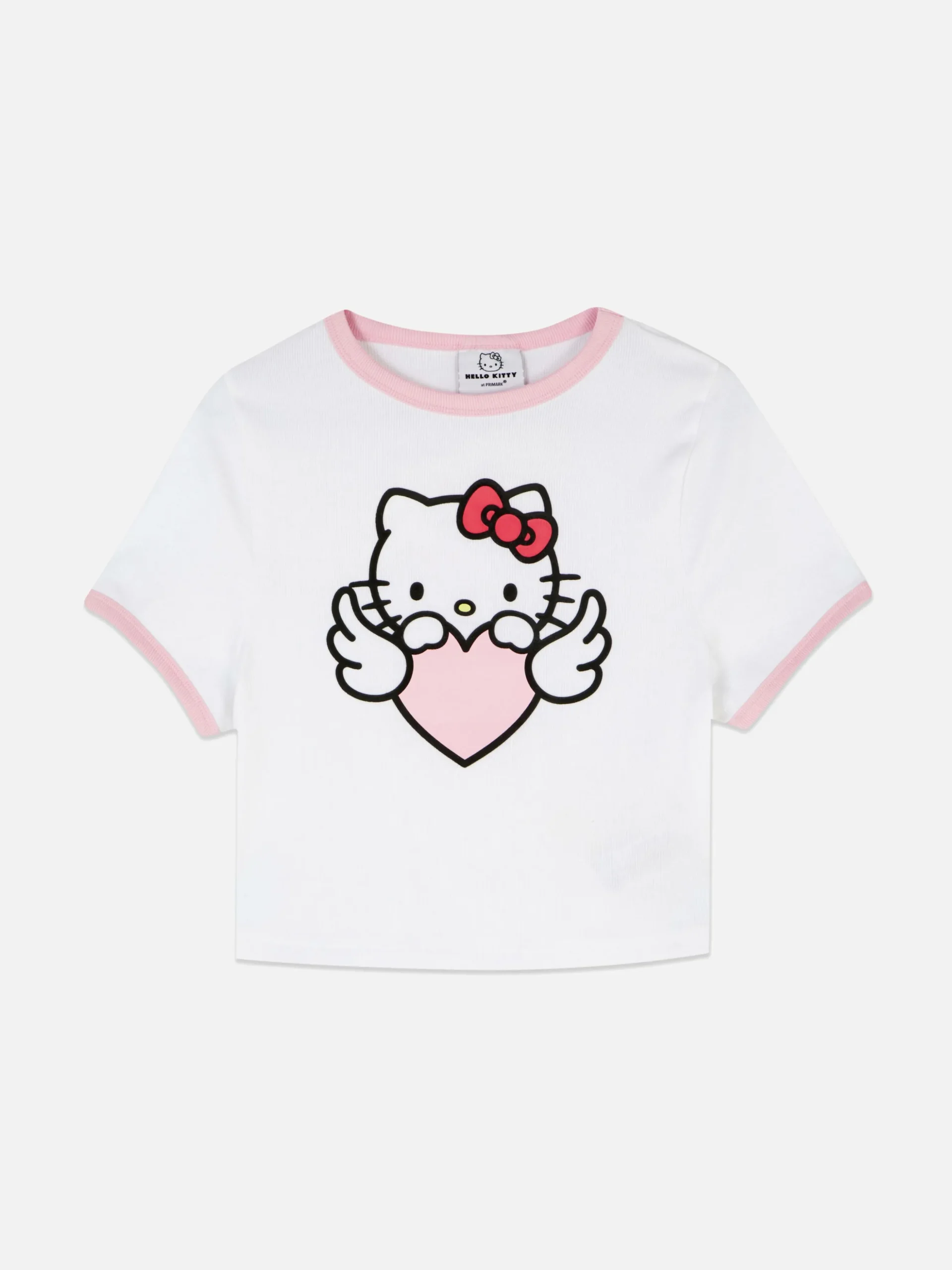 T-shirt De Pyjama Côtelé Hello Kitty