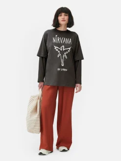 T-shirt Double épaisseur Nirvana