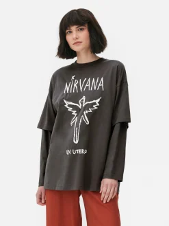 T-shirt Double épaisseur Nirvana