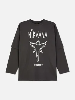 T-shirt Double épaisseur Nirvana