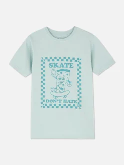 T-shirt En Coton Graphique