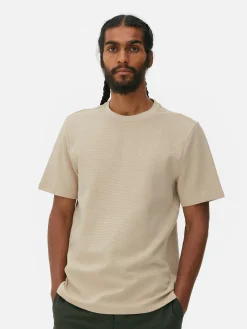 T-shirt En Maille Ottoman Côtelée