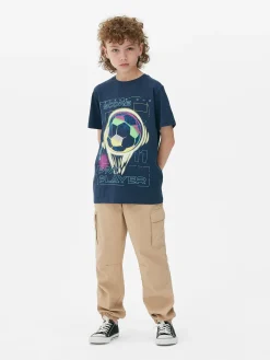 T-shirt Graphique à Manches Courtes