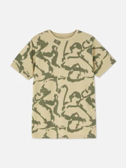 T-shirt Graphique à Manches Courtes