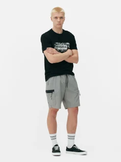 T-shirt Graphique à Motif Pochoir Original