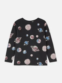 T-shirt Imprimé à Manches Longues