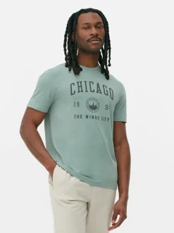 T-shirt Style Universitaire Chicago