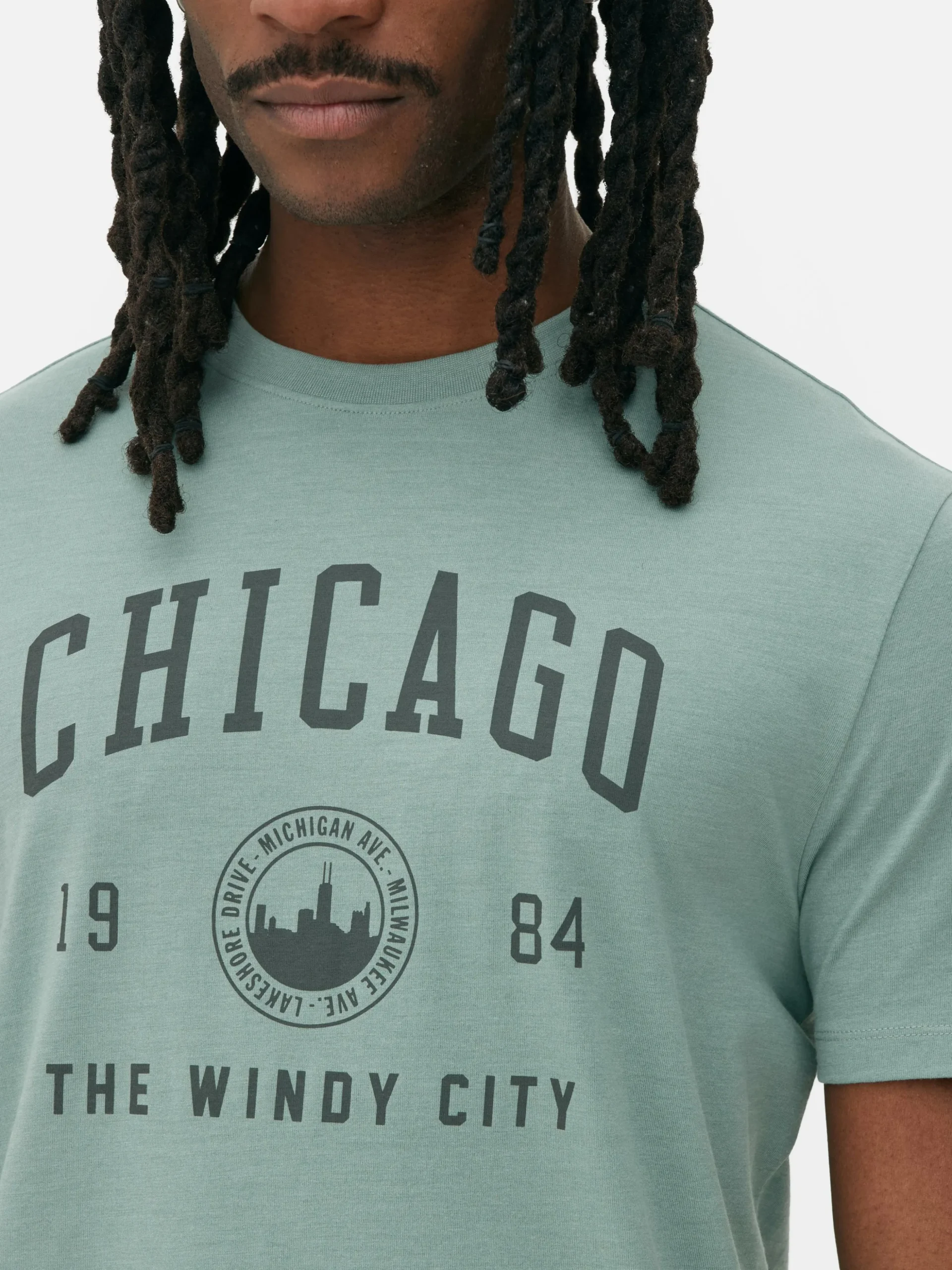 T-shirt Style Universitaire Chicago