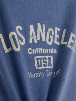 T-shirt Style Universitaire Los Angeles