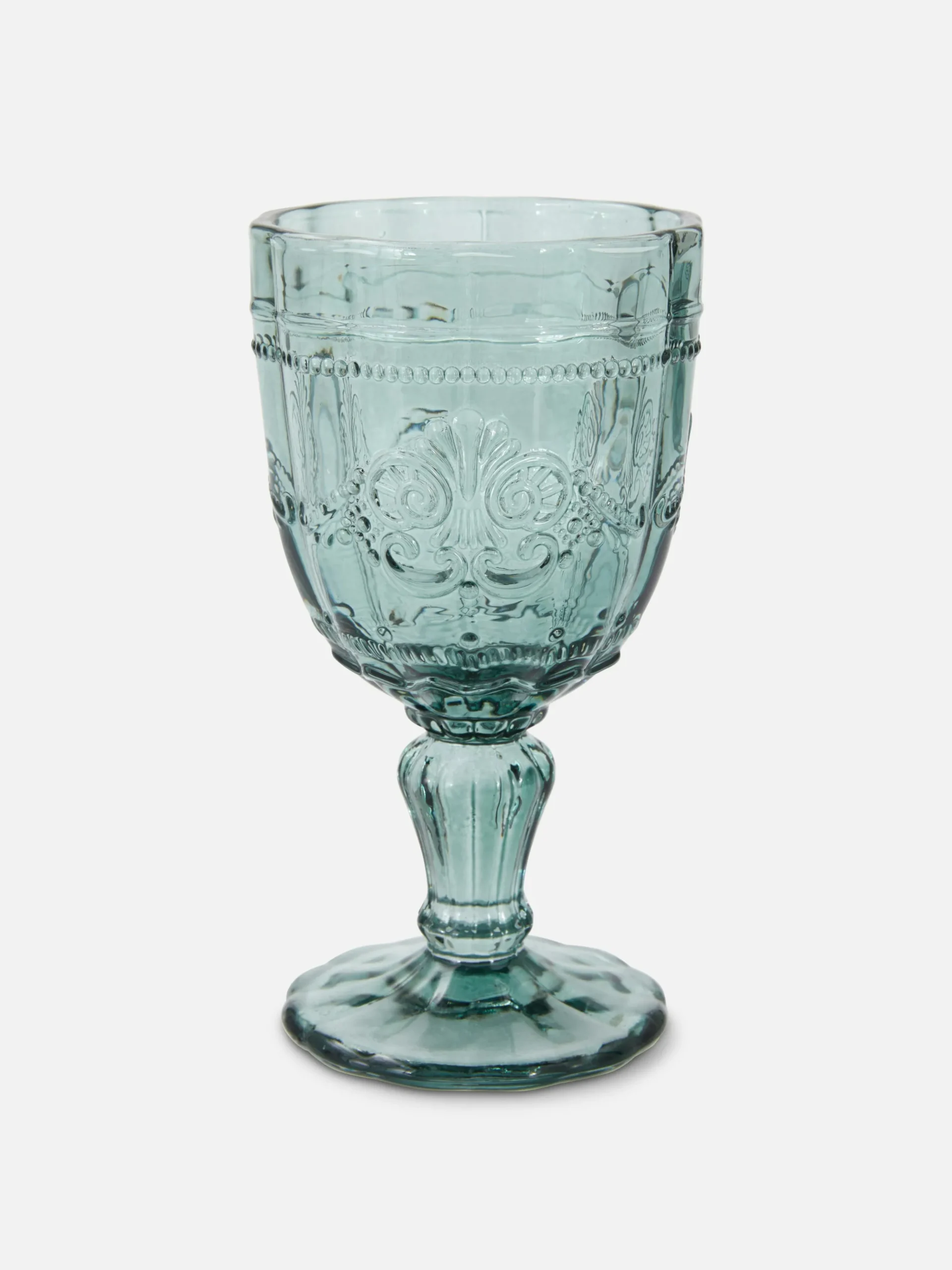 Verre à Vin à Motifs En Relief