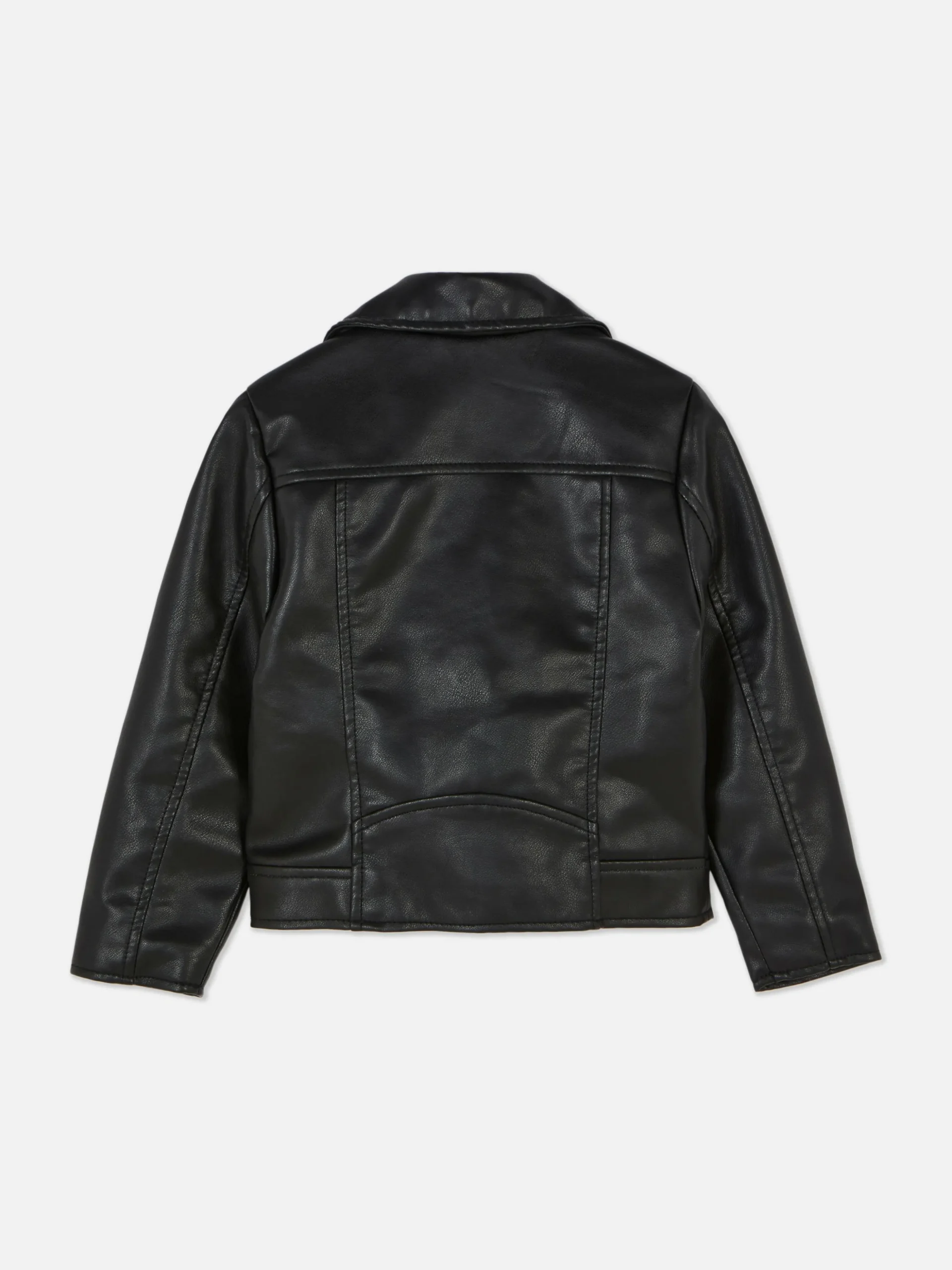 Veste De Motard En Simili Cuir