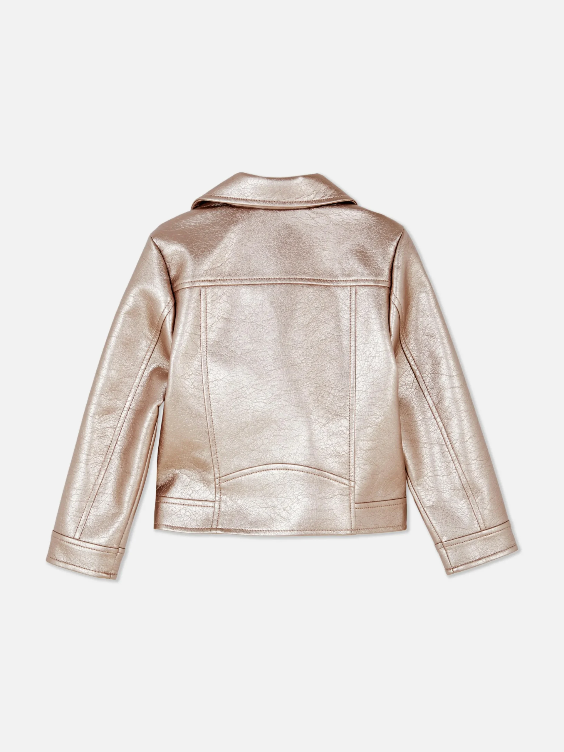 Veste De Motard Métallisée