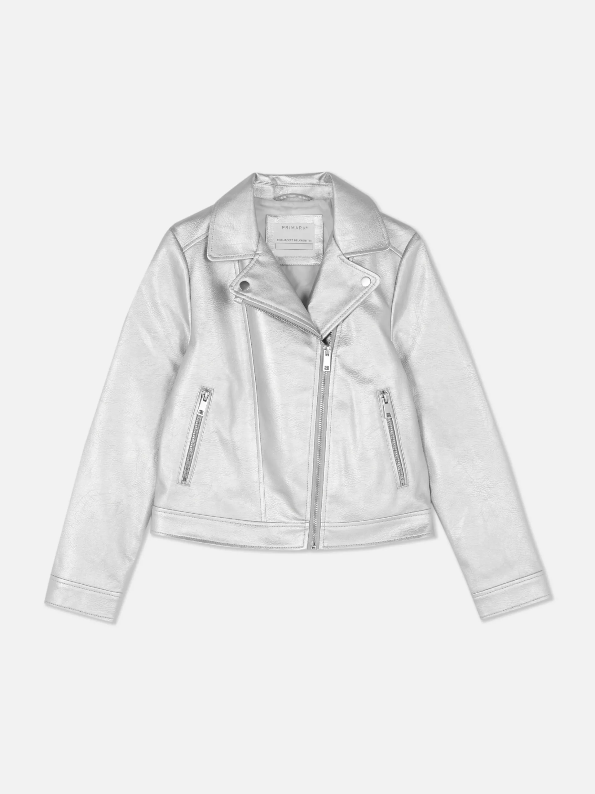 Veste De Motard Métallisée