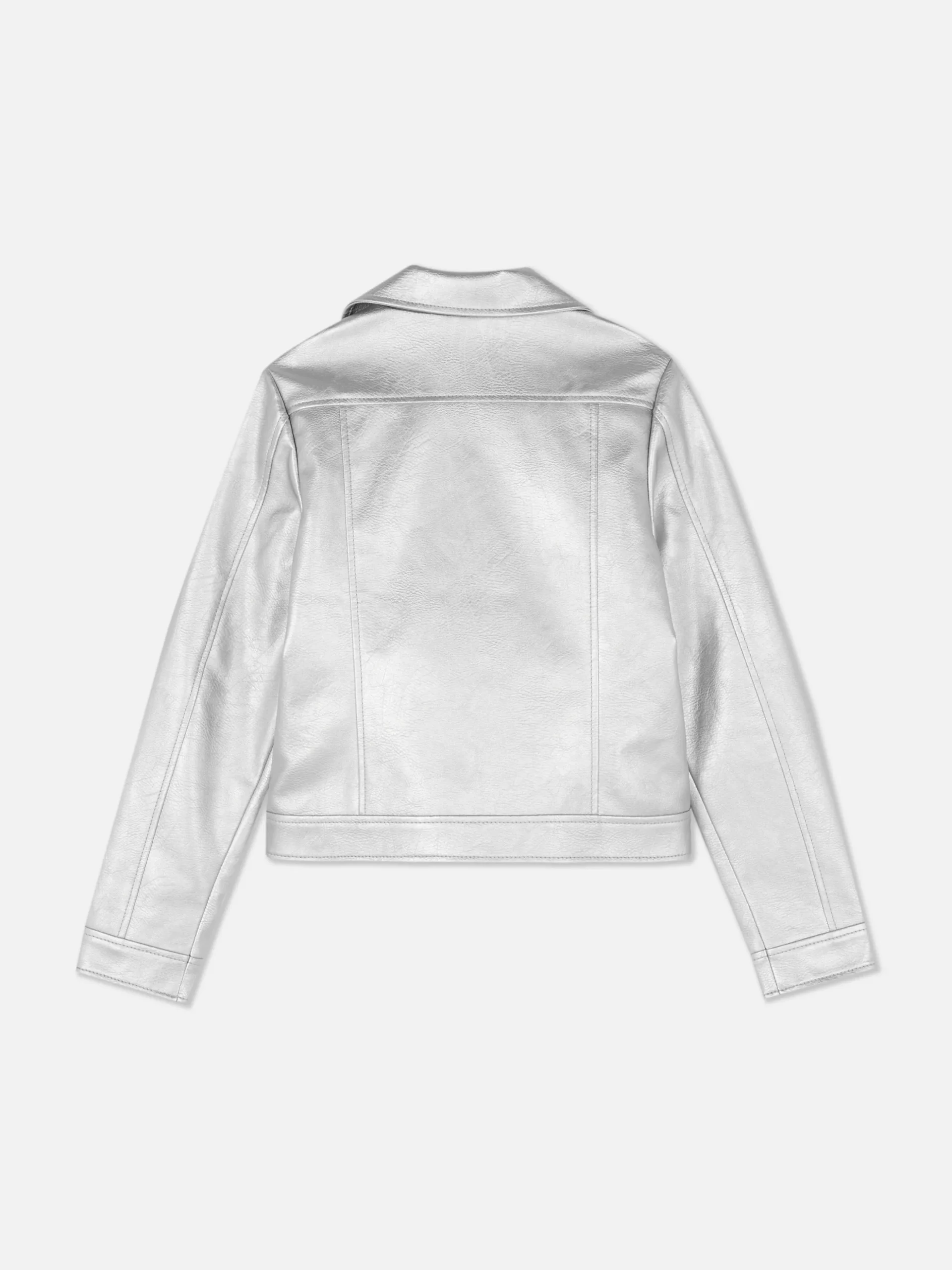 Veste De Motard Métallisée