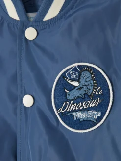 Veste De Style Universitaire à Motif Dinosaure