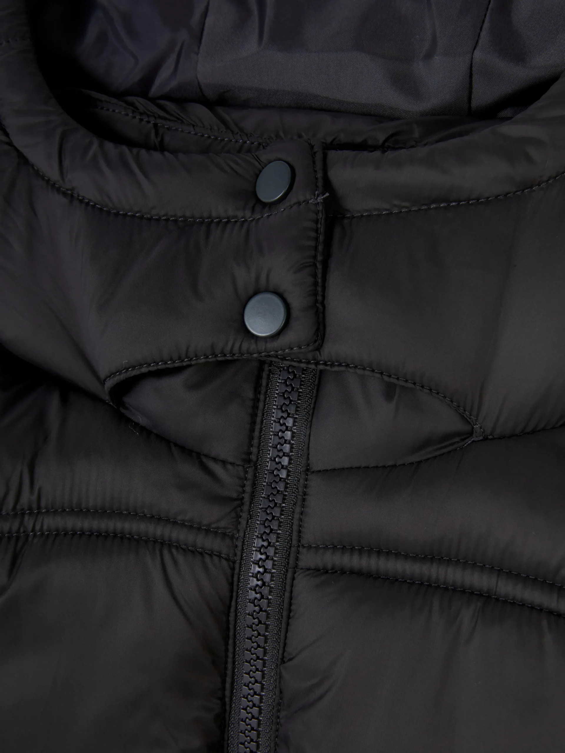 Veste Longue Sans Manche à Capuche