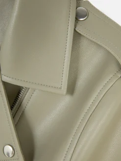 Veste Motard En Simili Cuir Essential