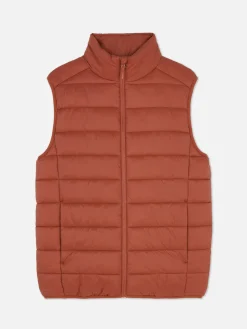 Veste Rembourrée Et Zippée Sans Manches