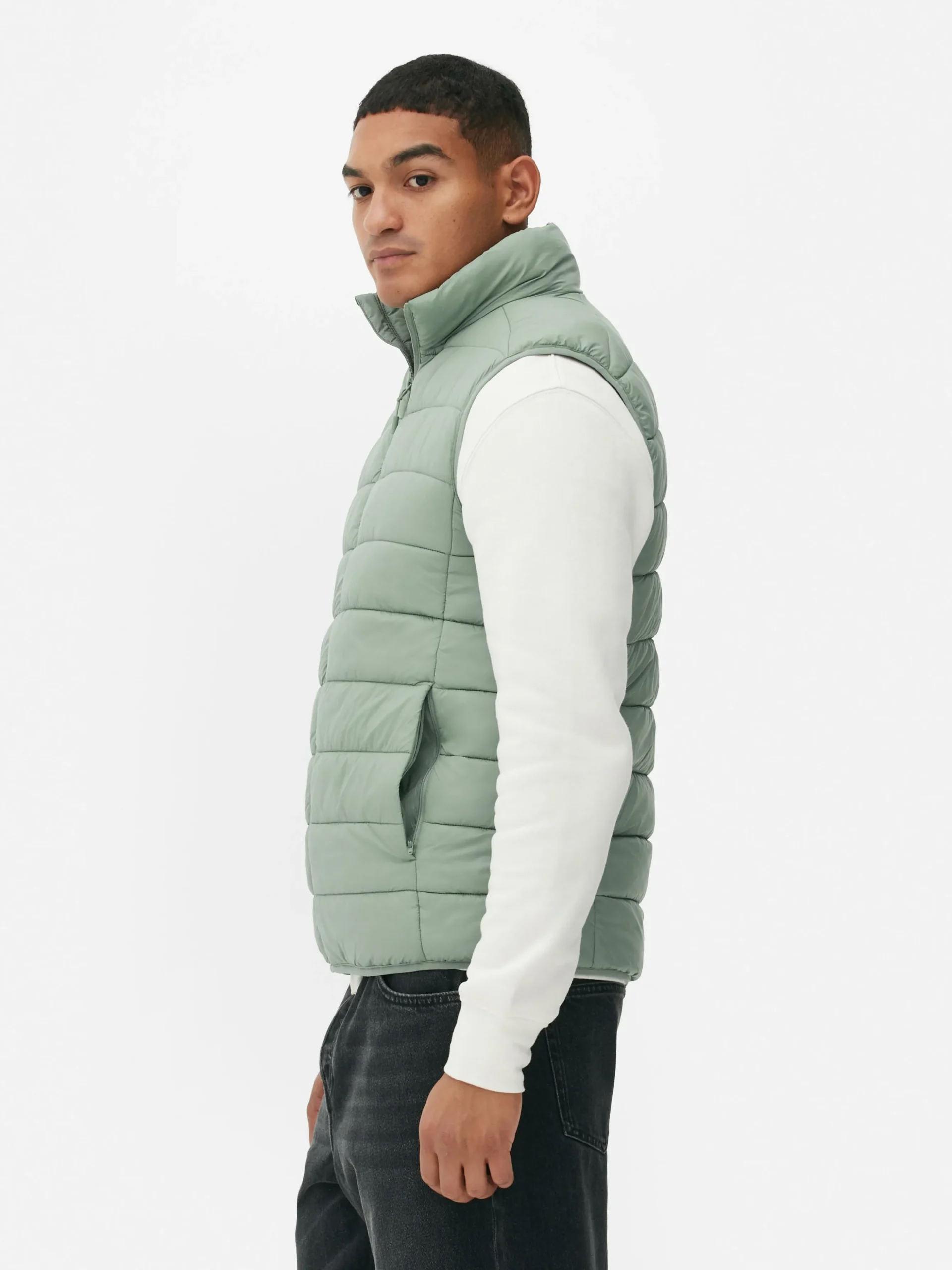 Veste Rembourrée Et Zippée Sans Manches