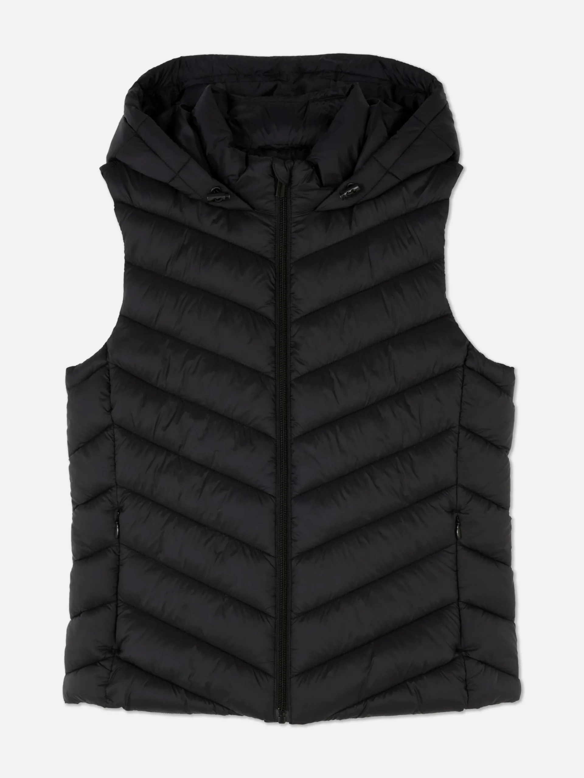 Veste Sans Manche à Capuche