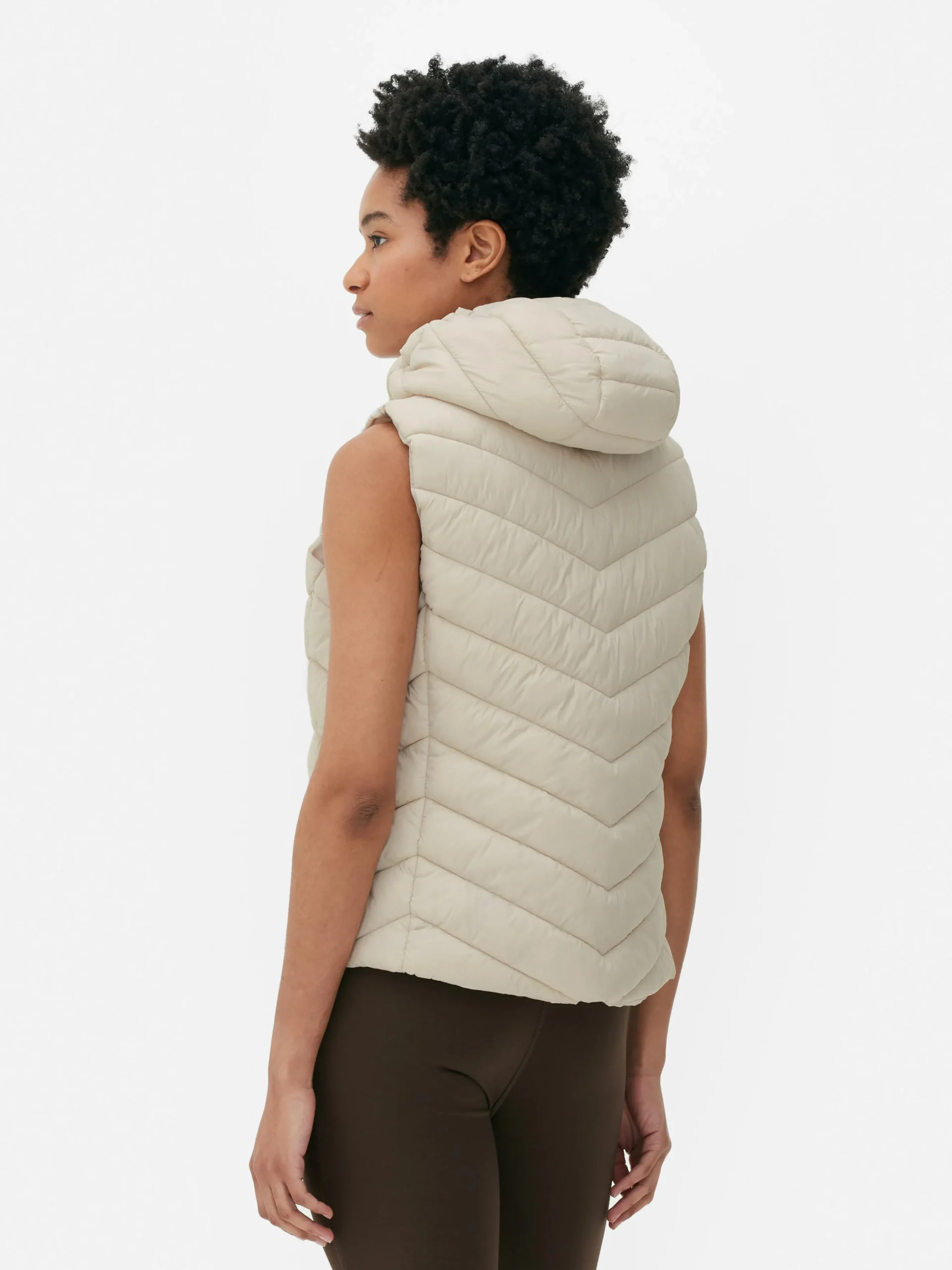 Veste Sans Manche à Capuche