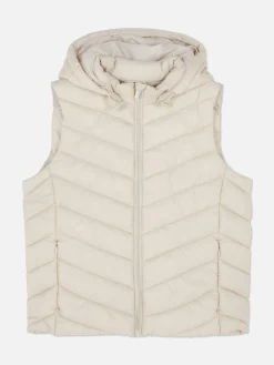 Veste Sans Manche à Capuche