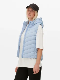 Veste Sans Manche à Capuche