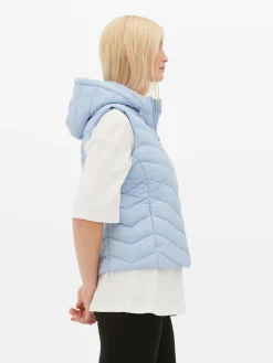 Veste Sans Manche à Capuche