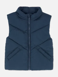 Veste Sans Manche Matelassée Zippée