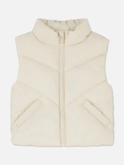 Veste Sans Manche Matelassée Zippée