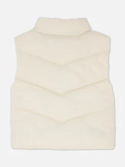 Veste Sans Manche Matelassée Zippée