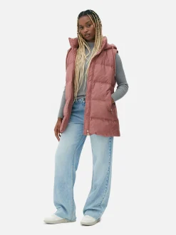 Veste Sans Manches Matelassée à Capuche