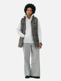 Veste Sans Manches Matelassée à Capuche