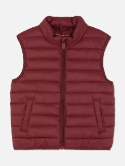 Veste Sans Manches Rembourrée Zippée