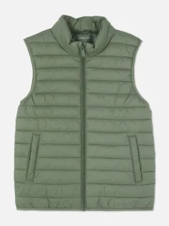 Veste Sans Manches Rembourrée Zippée