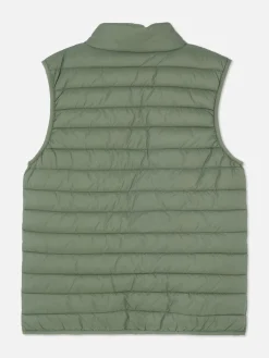 Veste Sans Manches Rembourrée Zippée