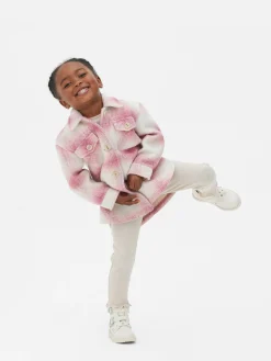 Veste-chemise Boutonnée à Carreaux